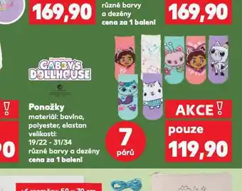 Kaufland Ponožky nabídka