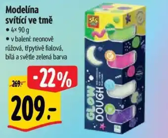 Modelína svítící ve tmě