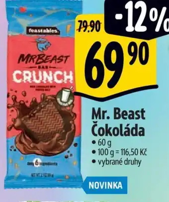 Albert Mr. Beast Čokoláda nabídka