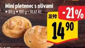Albert Mini pletenec s olivami nabídka