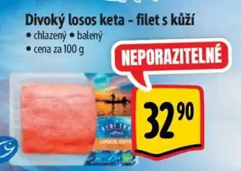 Albert Divoký losos keta - filet s kůží nabídka