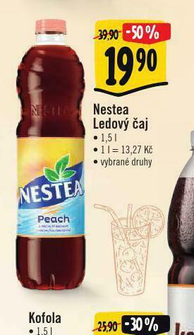 Albert Nestea ledový čaj nabídka