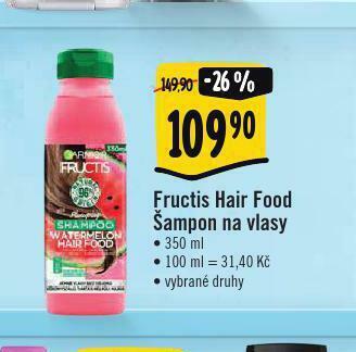 Albert Fructis hair food šampon nabídka