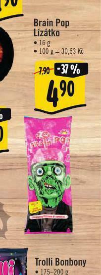 Albert Brain pop lízátko nabídka