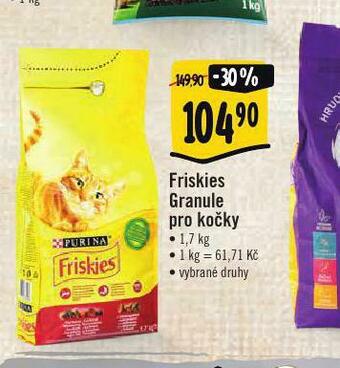 Albert Friskies granule rpo kočky nabídka