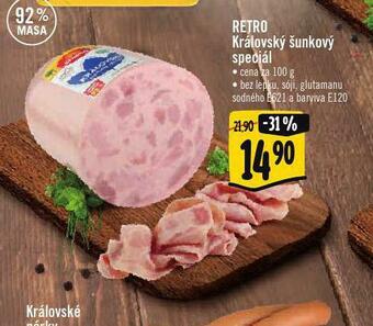 Albert Retro královský šunkový speciál nabídka