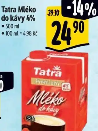 Albert Tatra Mléko do kávy 4% nabídka