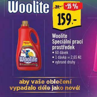 Albert Woolite speciální prací prostředek nabídka