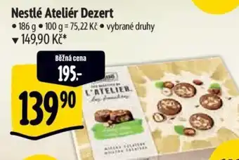 Albert Nestlé Ateliér Dezert nabídka