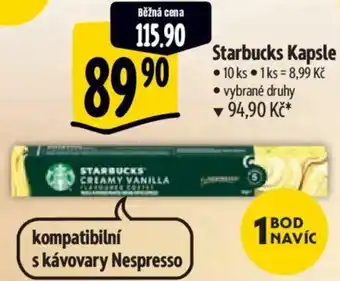 Albert Starbucks Kapsle nabídka