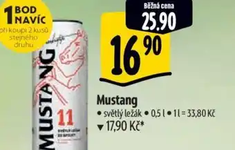 Albert Mustang 0.5L nabídka