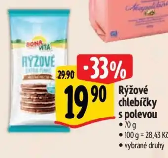 Albert Rýžové chlebíčky s polevou nabídka