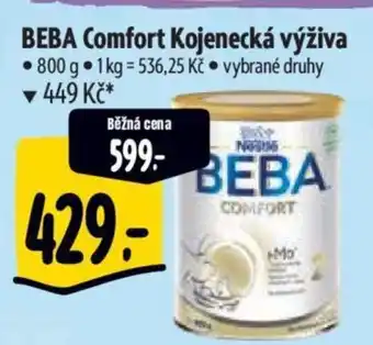 Albert BEBA Comfort Kojenecká výživa nabídka