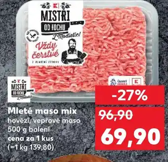 Kaufland Mleté maso mix nabídka