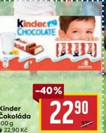 Billa Kinder Čokoláda nabídka