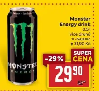 Billa Monster Energy drink nabídka