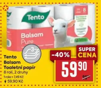 Billa Tento Balsam Toaletní papír nabídka