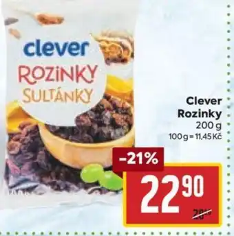 Billa Clever Rozinky nabídka