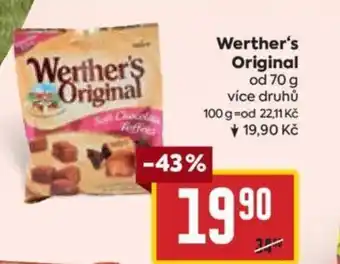 Billa Werther's Original nabídka