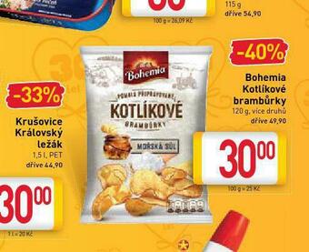 Billa Bohemia kotlíkové brambůrky nabídka