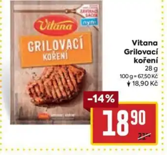 Billa Vitana Grilovací koření nabídka