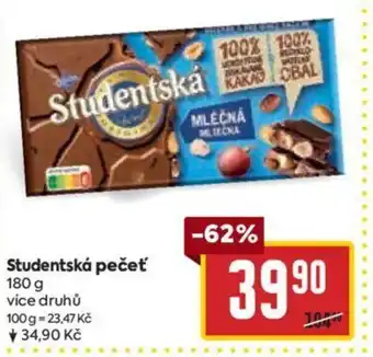 Billa Studentská pečeť nabídka