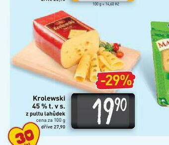 Billa Krolewski 45% nabídka