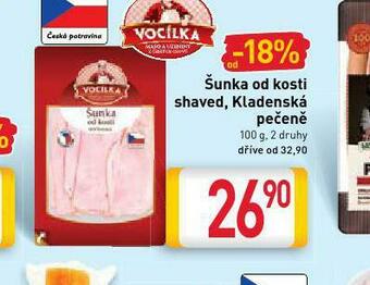 Billa Šunka od kosti shaved nabídka