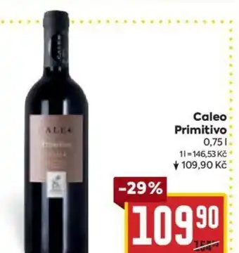 Billa Caleo Primitivo 0.75L nabídka
