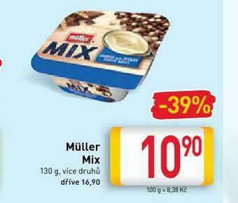 Billa Müller mix nabídka