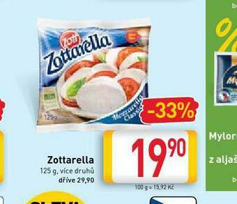 Billa Zottarella nabídka