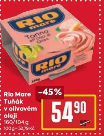 Billa Rio Mare Tuňák v olivovém oleji nabídka