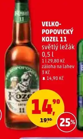 Penny Market VELKO- POPOVICKÝ KOZEL 11 0.5L nabídka