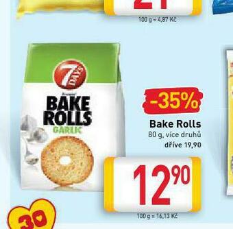 Billa Bake rolls nabídka