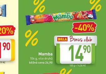 Billa Mamba nabídka