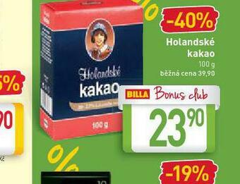 Billa Holandské kakao nabídka