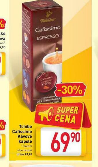 Billa Tchibo cafissimo kávové kapsle nabídka