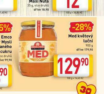 Billa Med květový luční nabídka
