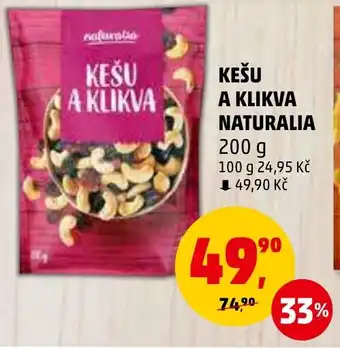 Penny Market KEŠU A KLIKVA NATURALIA nabídka