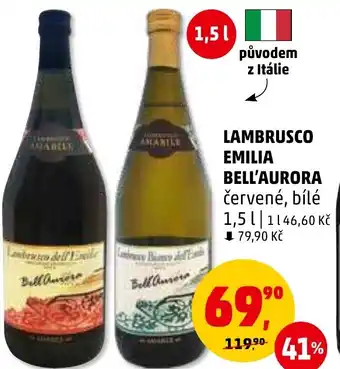 Penny Market LAMBRUSCO EMILIA BELL'AURORA 1.5L nabídka