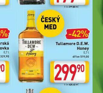 Billa Tullamore dew honey nabídka