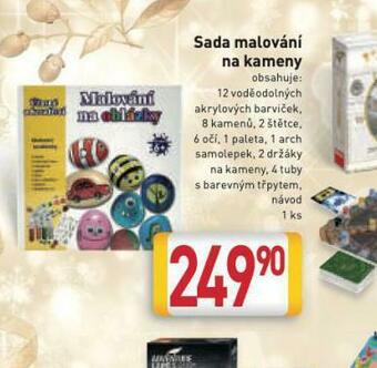 Billa Sada malování na kameny nabídka