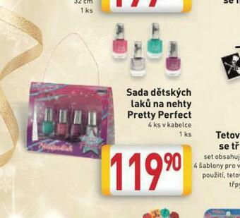 Billa Sada dětských laků na nehty pretty perfect nabídka