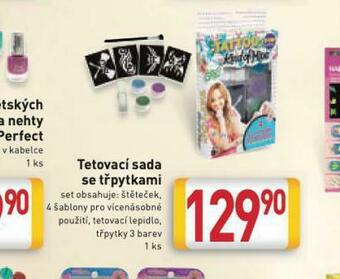 Billa Tetovací sada se třpytkami nabídka