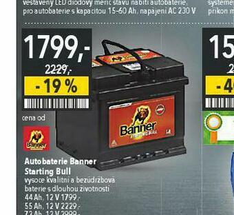 Globus Autobaterie banner 72 ah nabídka