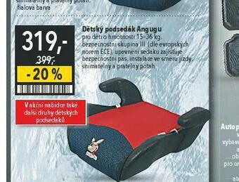 Globus Dětský podsedák angugu nabídka