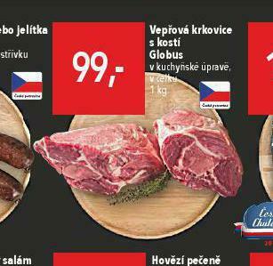 Globus Vepřová krkovice s kostí nabídka