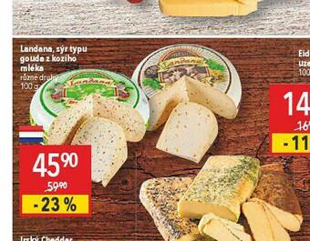 Globus Landana, sýr typu gouda z kozího mléka nabídka