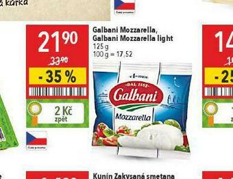 Globus Mozzarella nabídka