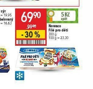 Globus Nowaco filé pro děti nabídka